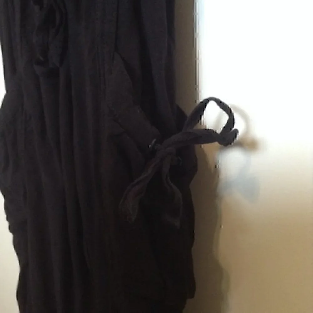 Justice girls size 8 black pants with ties